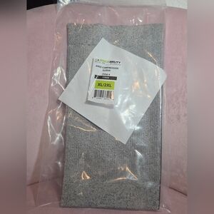 BraceAbility Knee Compression Sleeve - Knit Knee Pain Brace for Men or Women, Ar